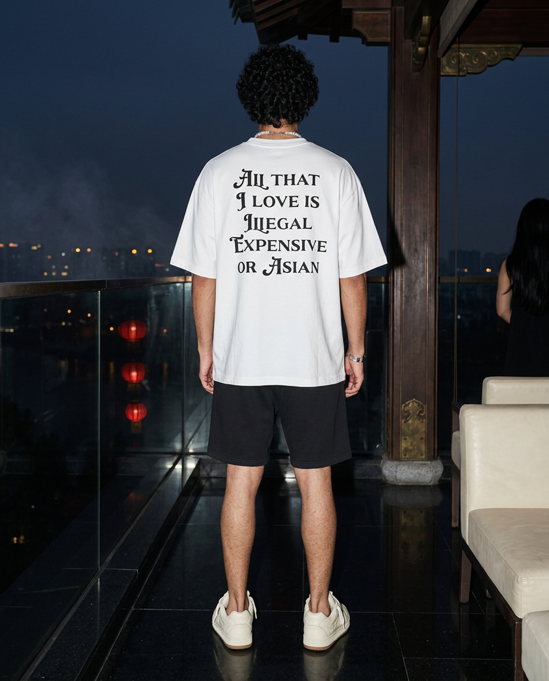 All That I Love Is Asian - Tee - white/black