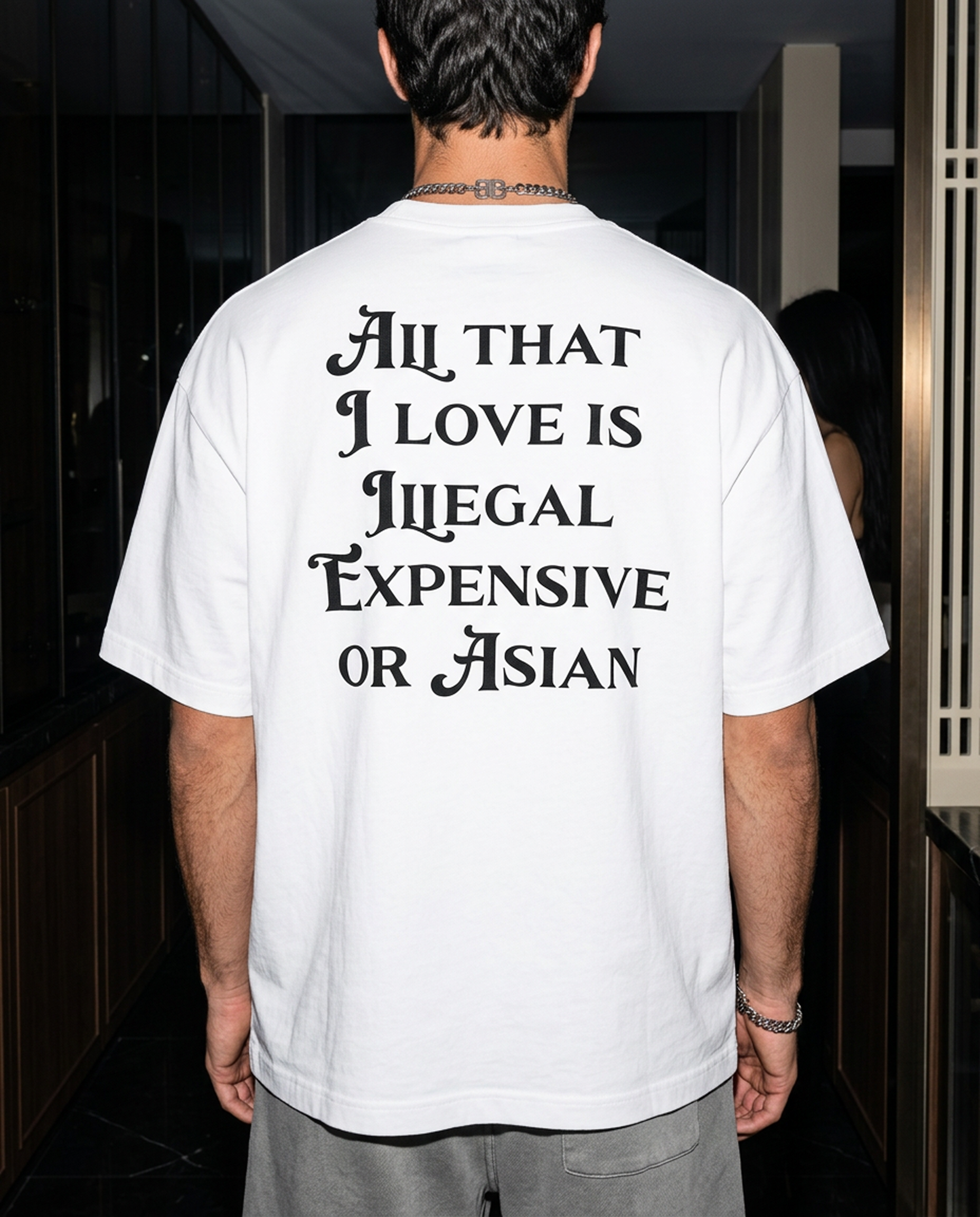All That I Love Is Asian - Tee - white/black