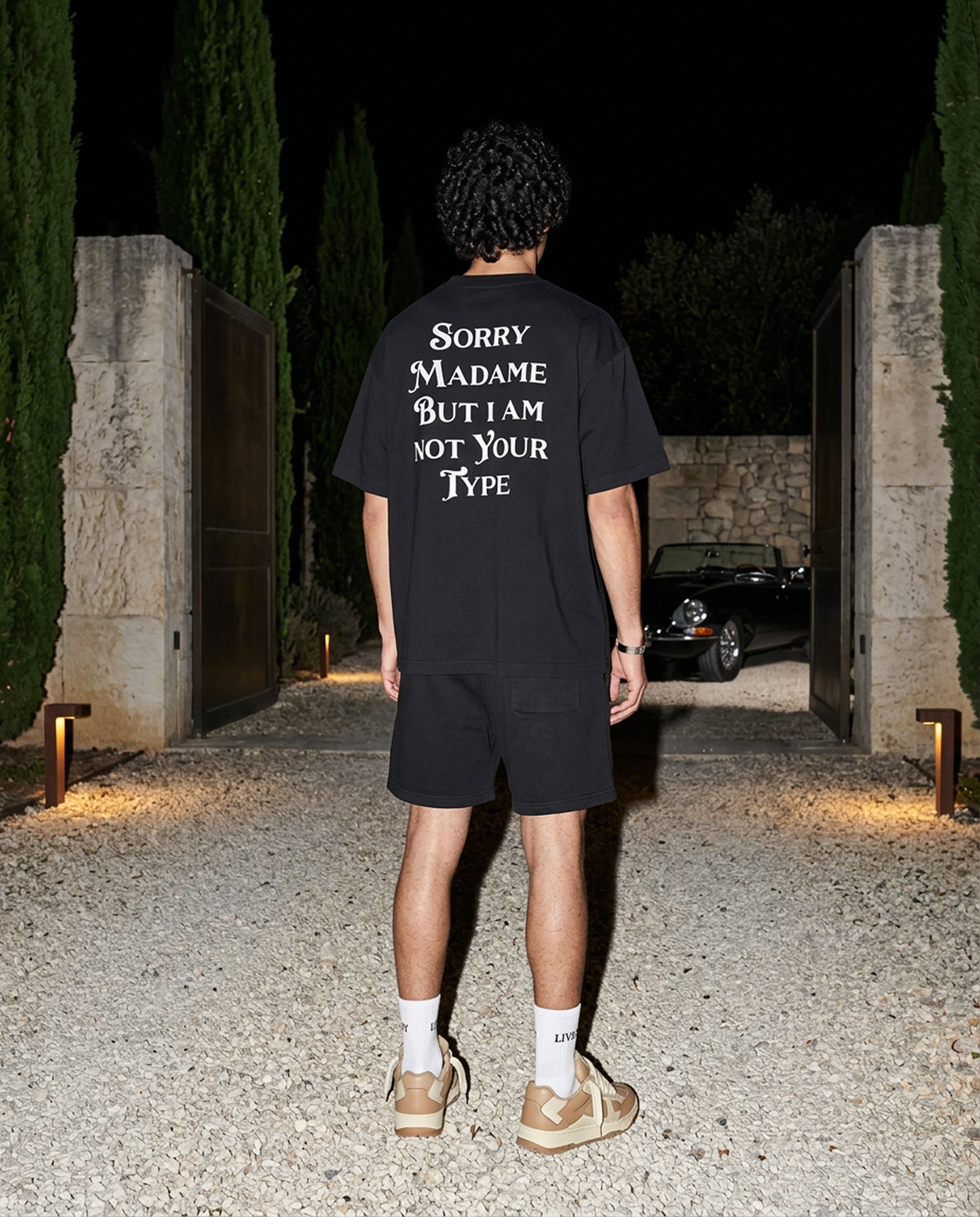 Sorry Madame - Tee - black/white