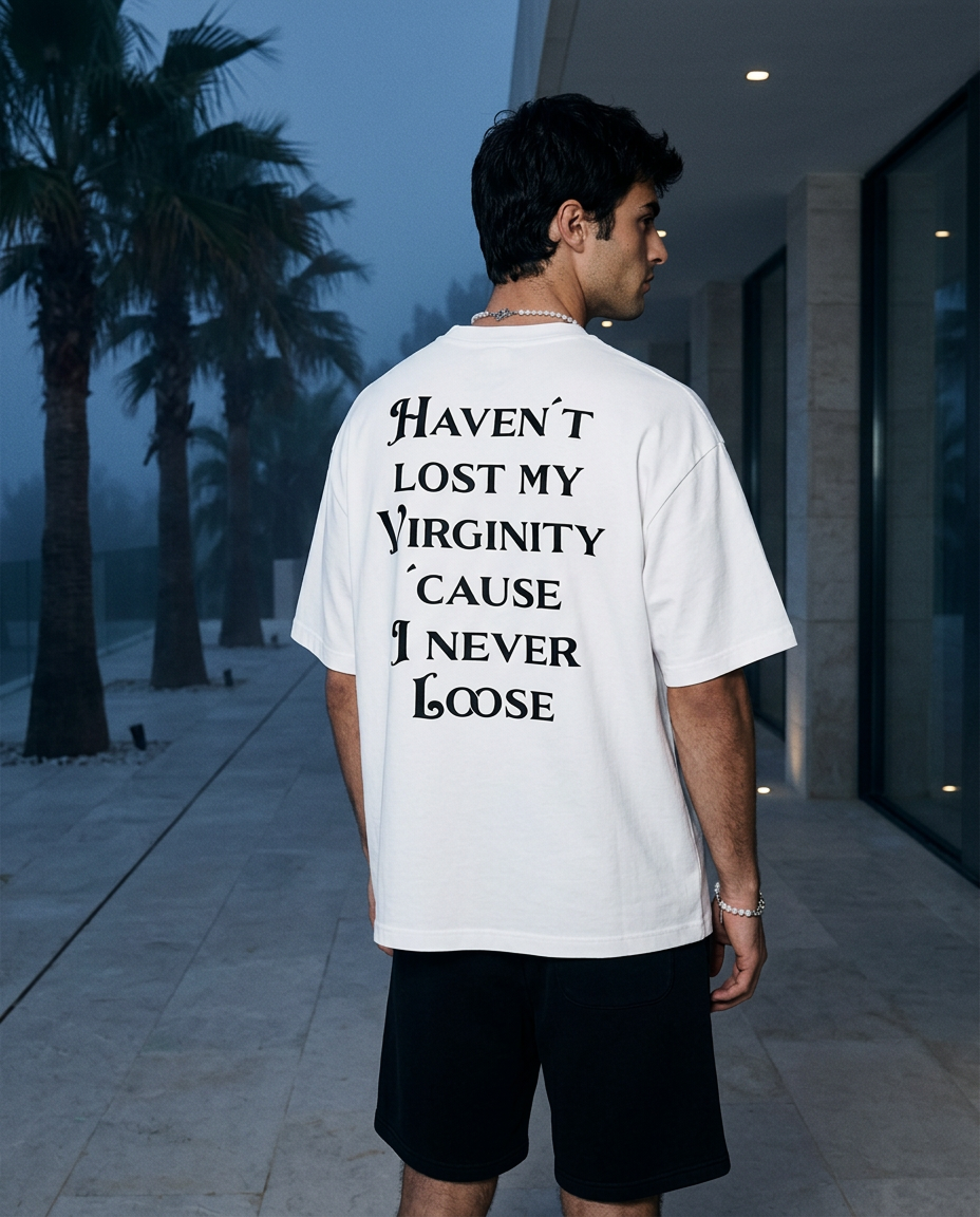 I Never Loose - Tee - white/black