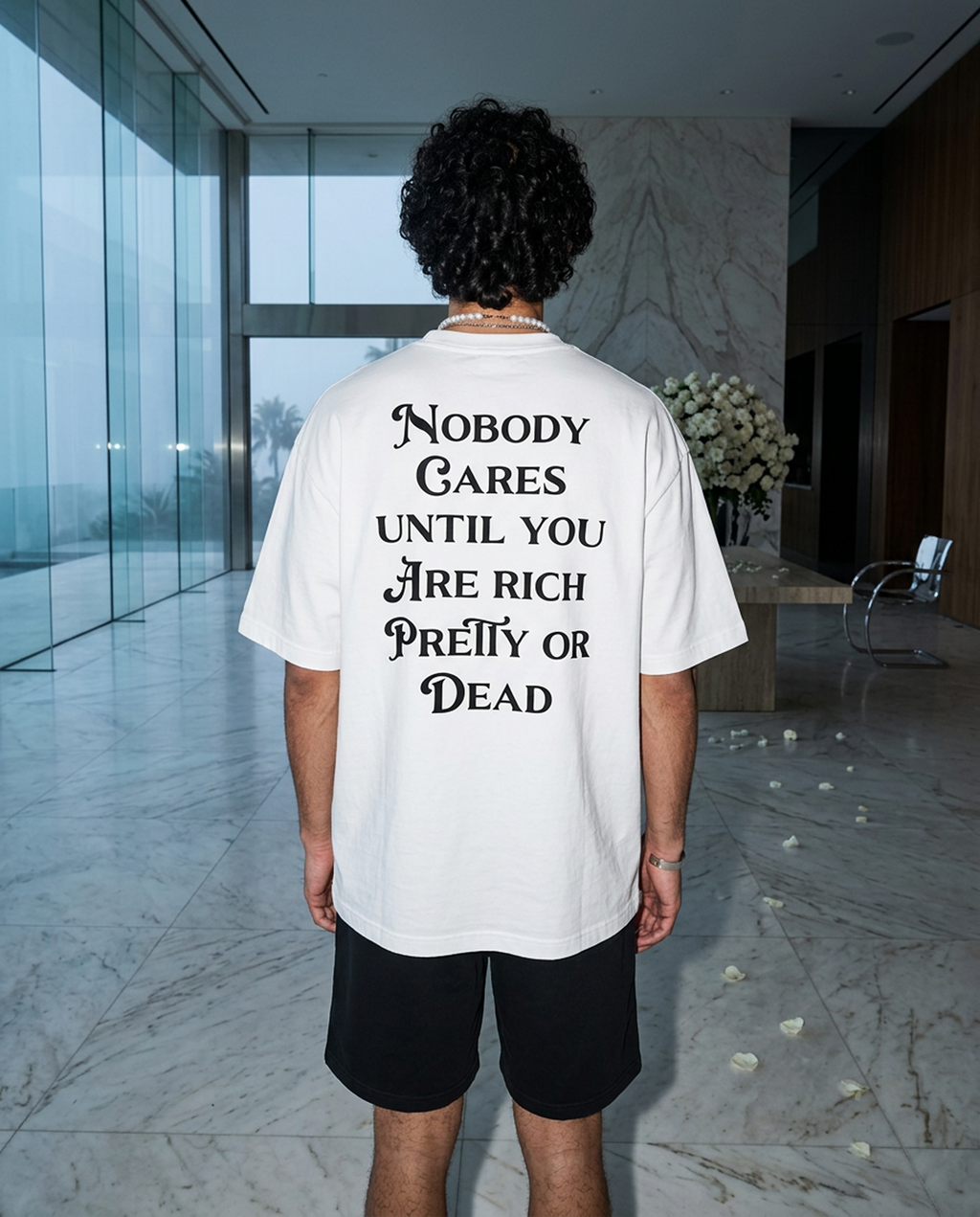 Nobody Cares Until - Tee - white/black