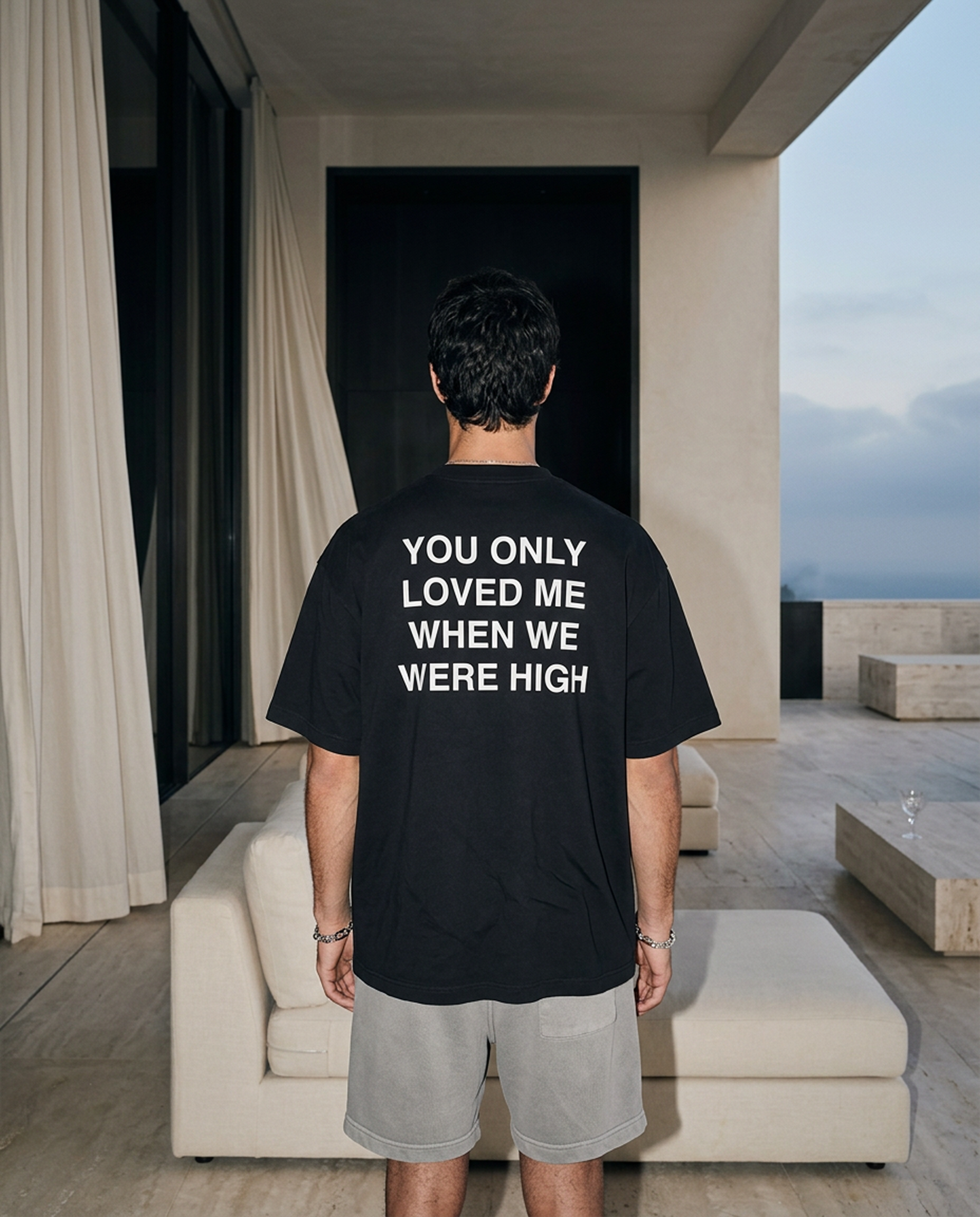 Only When We Were High - Tee - black/white