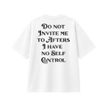 Do Not Invite Me - Tee - white/black