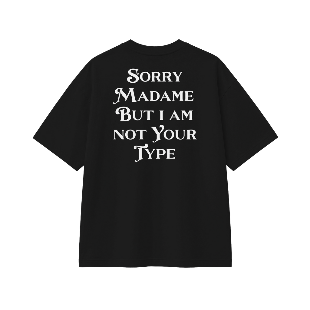 Sorry Madame - Tee - black/white