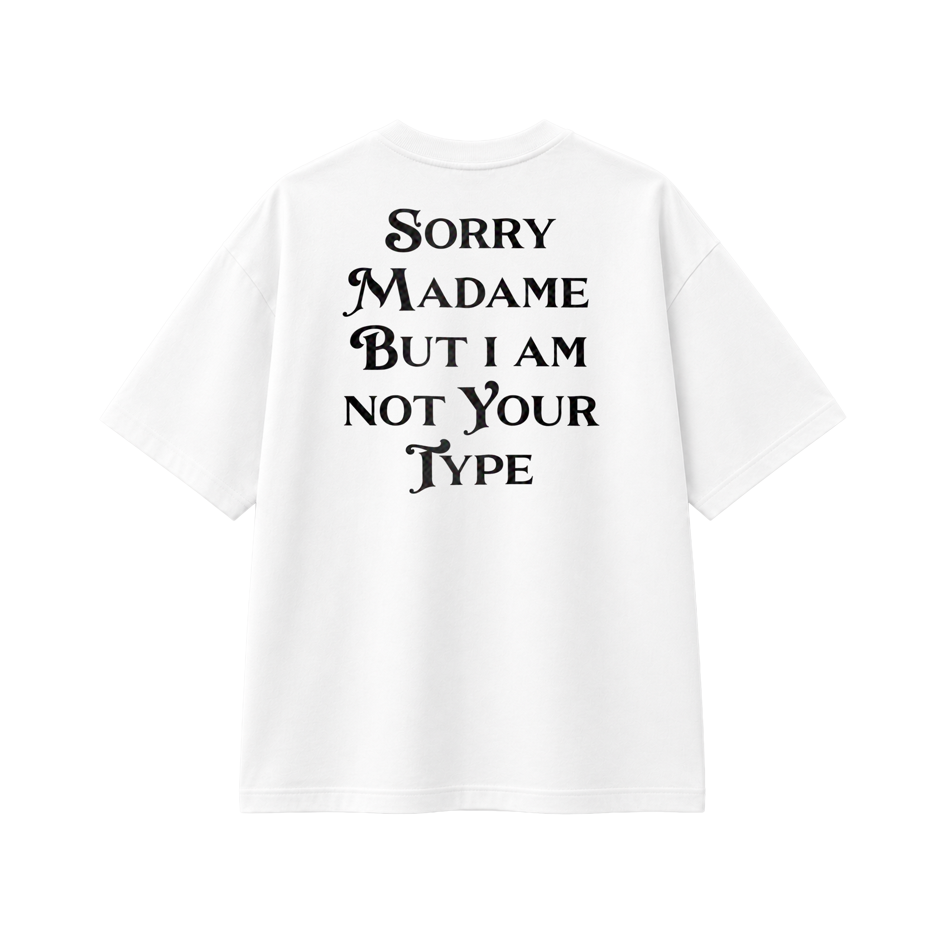 Sorry Madame - Tee - white/black