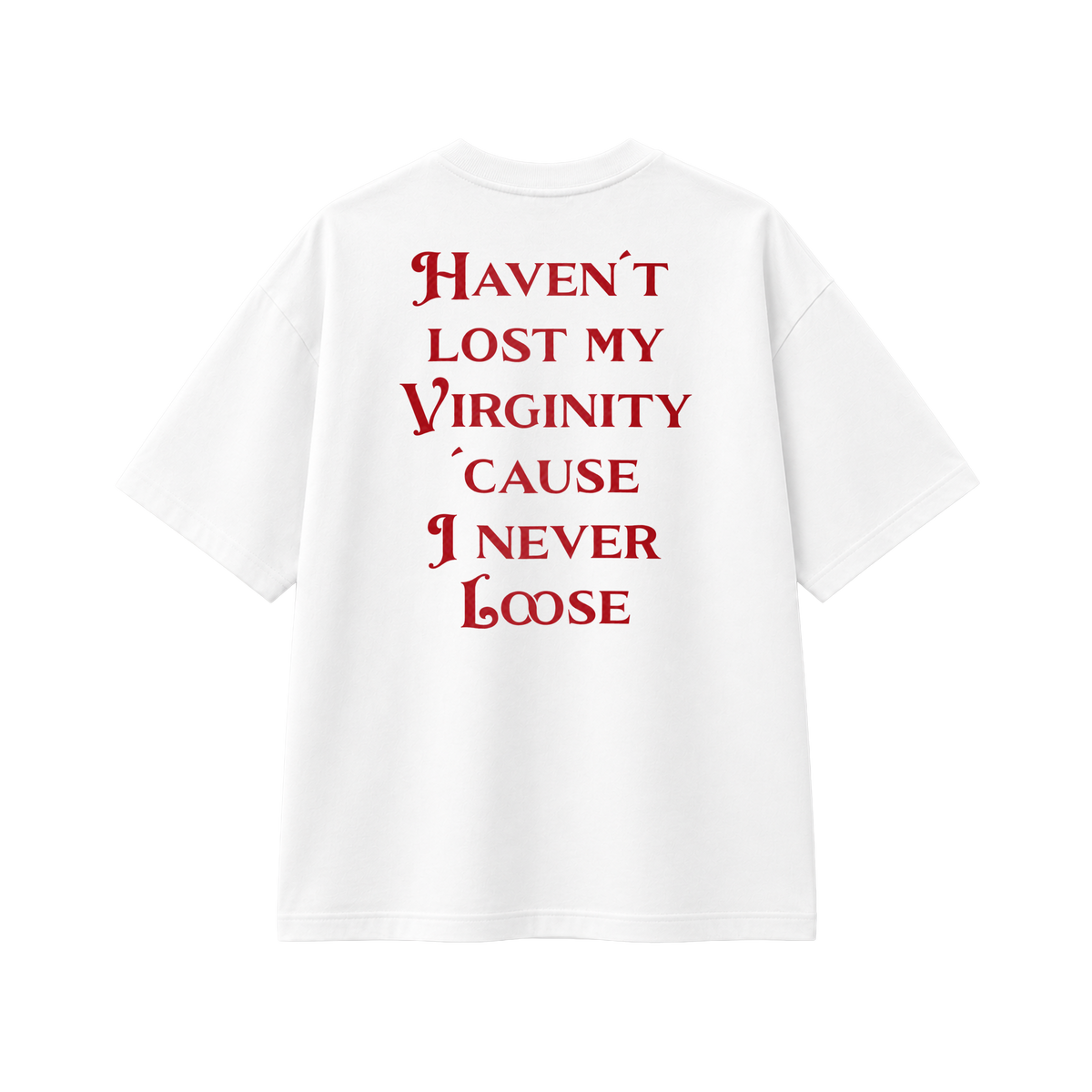 I Never Loose - Tee - white/red
