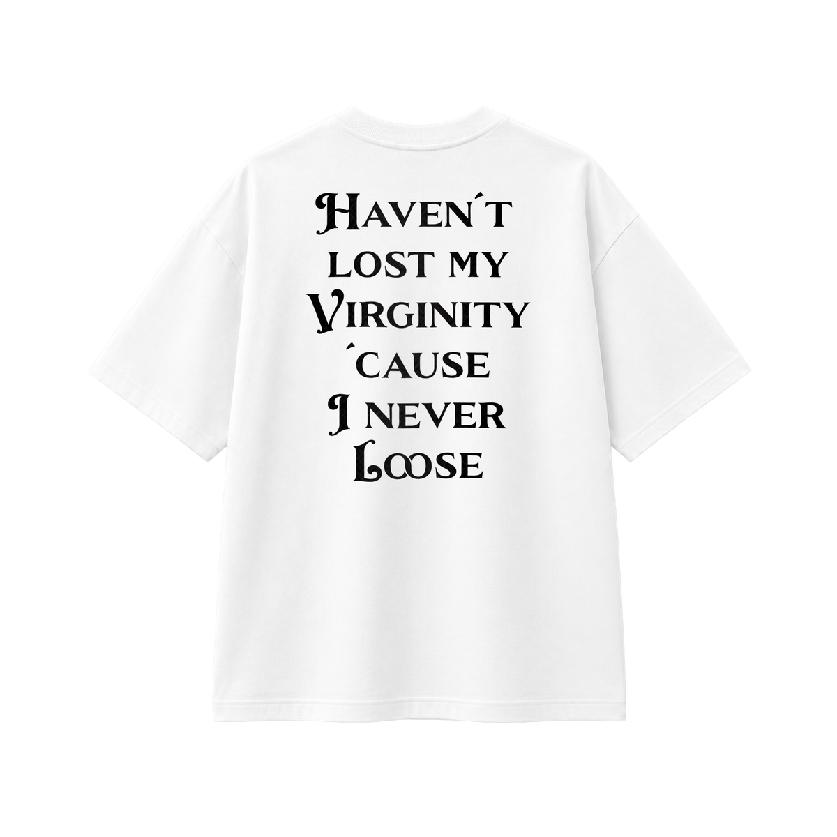 I Never Loose - Tee - white/black