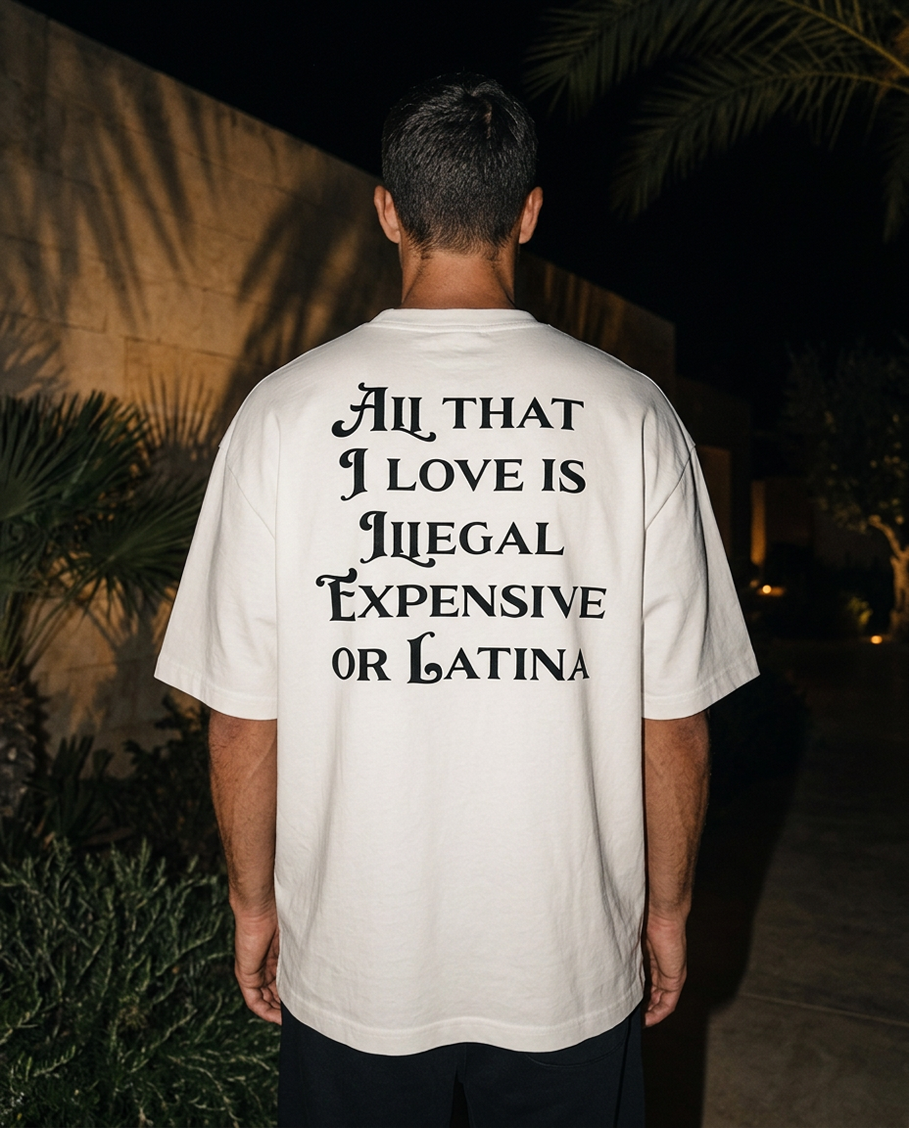All That I Love Is Latina - Tee - white/black