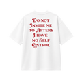 Do Not Invite Me - Tee - white/red