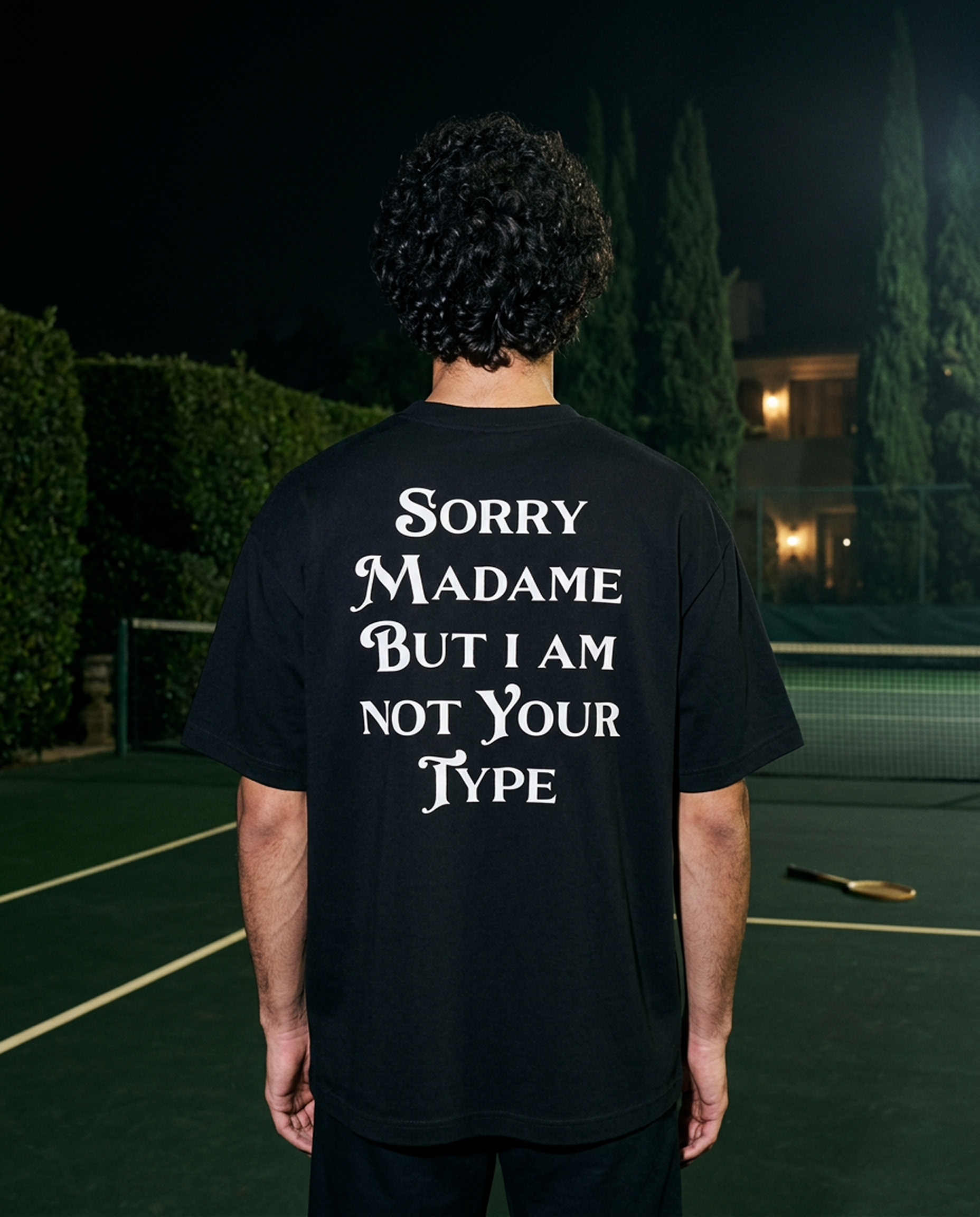 Sorry Madame - Tee - black/white