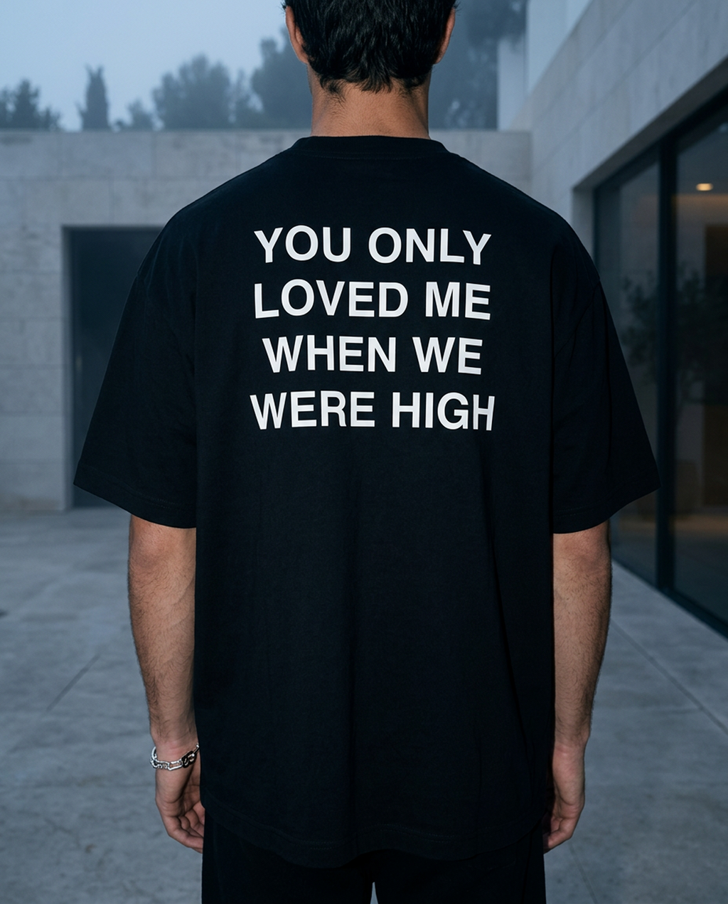 Only When We Were High - Tee - black/white
