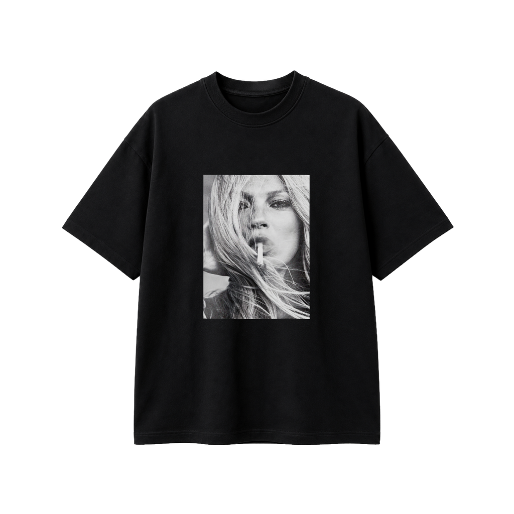 Smoking Kate - Tee - black/white