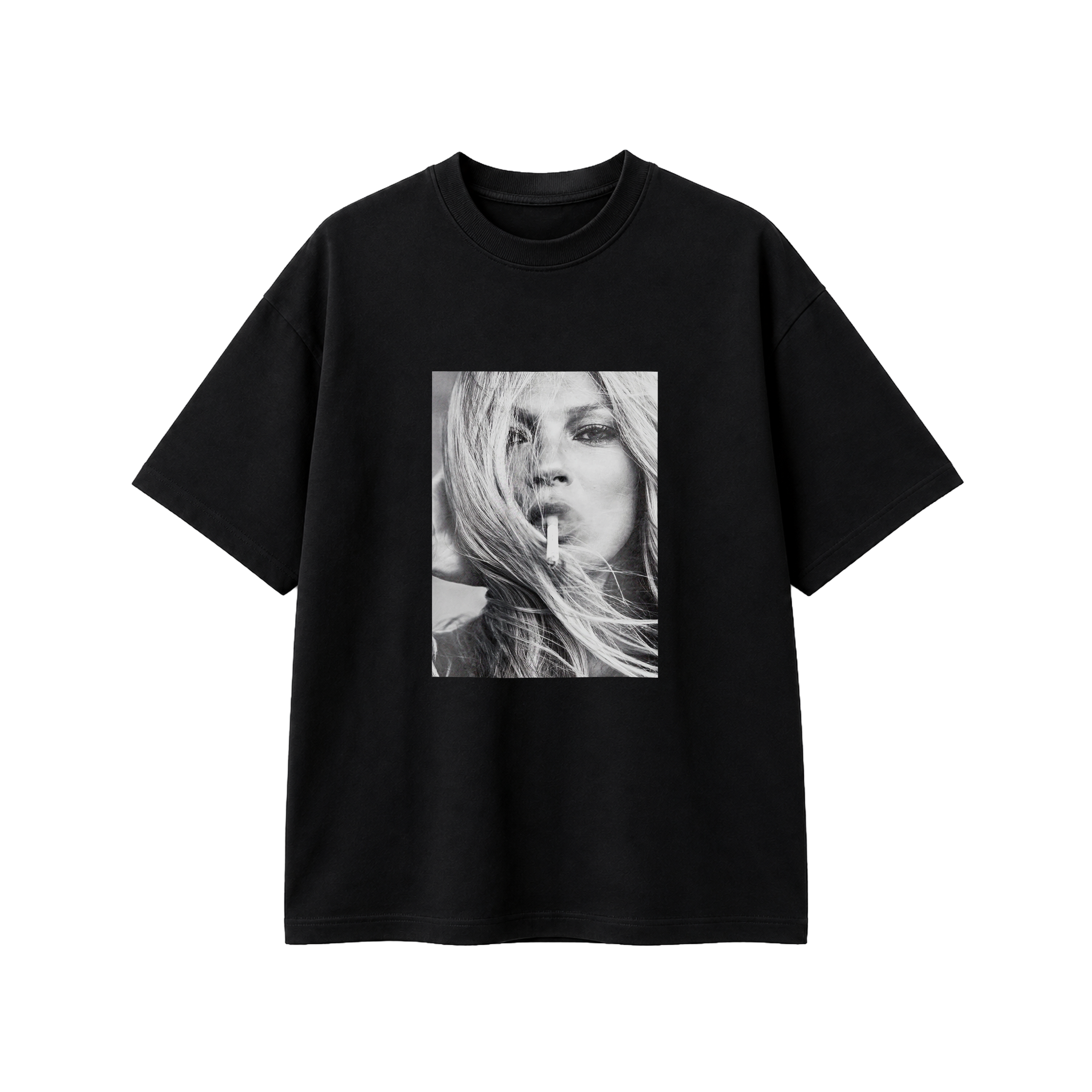Smoking Kate - Tee - black/white