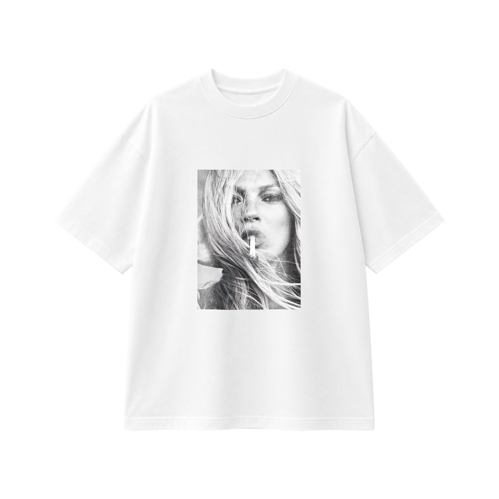 Smoking Kate - Tee - white/black
