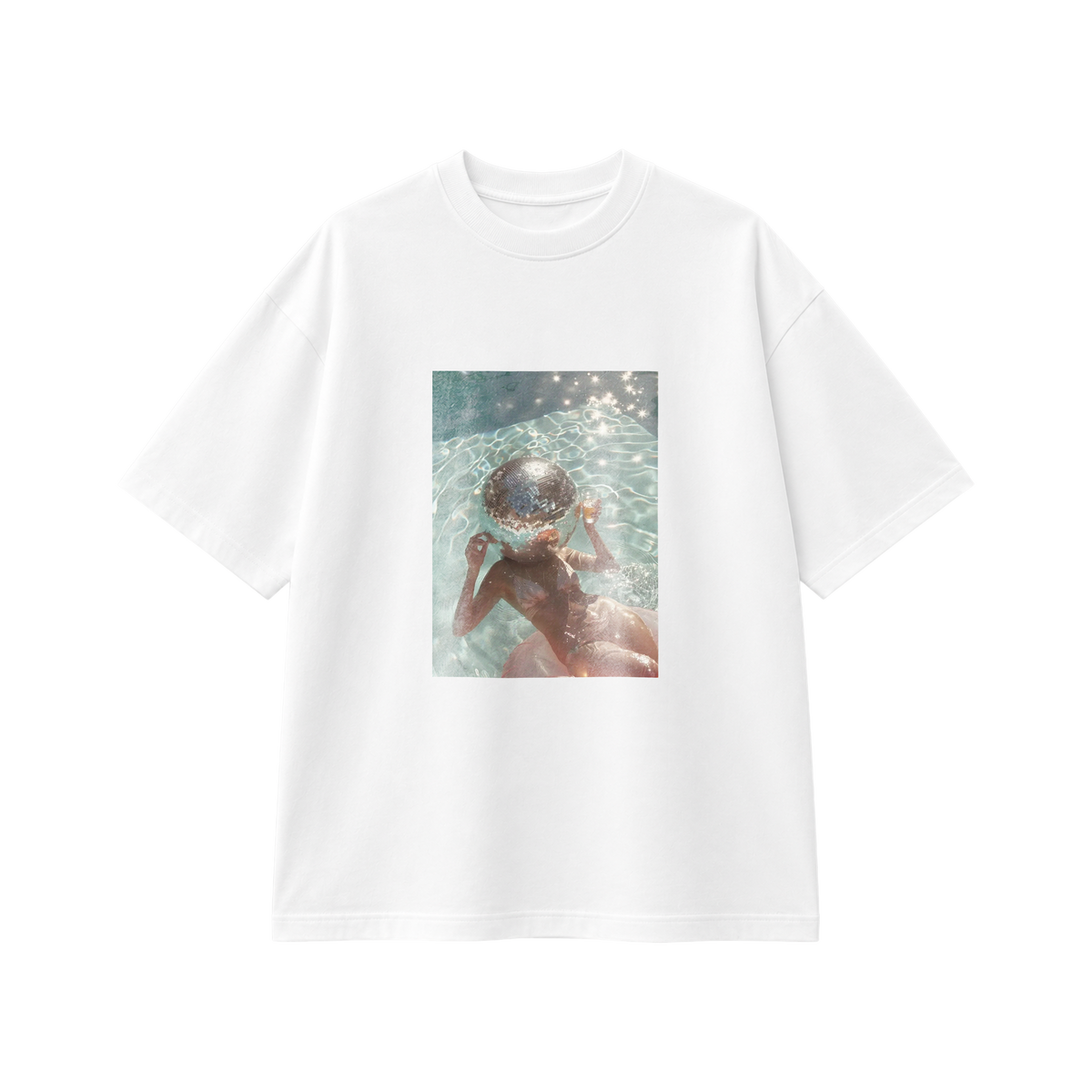 Disco For Breakfast - Tee - white/black