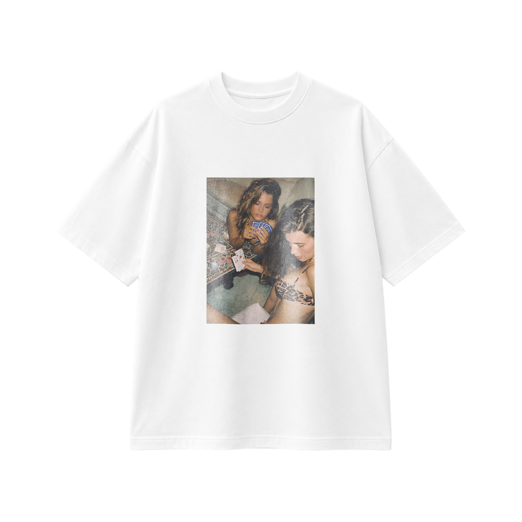 Naughty Card Games - Tee - white/black