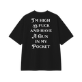 Gun In My Pocket - Tee - black/white