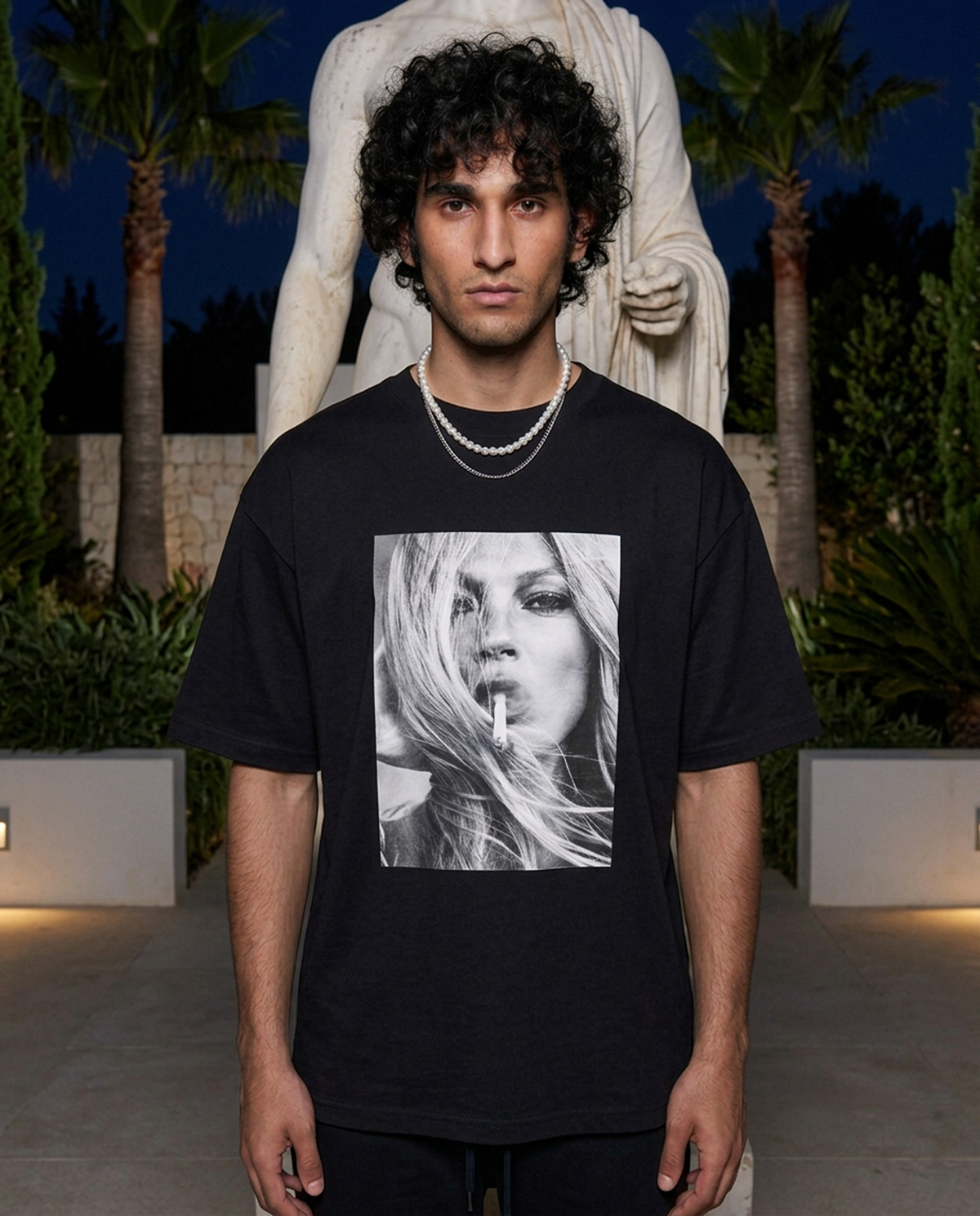 Smoking Kate - Tee - black/white