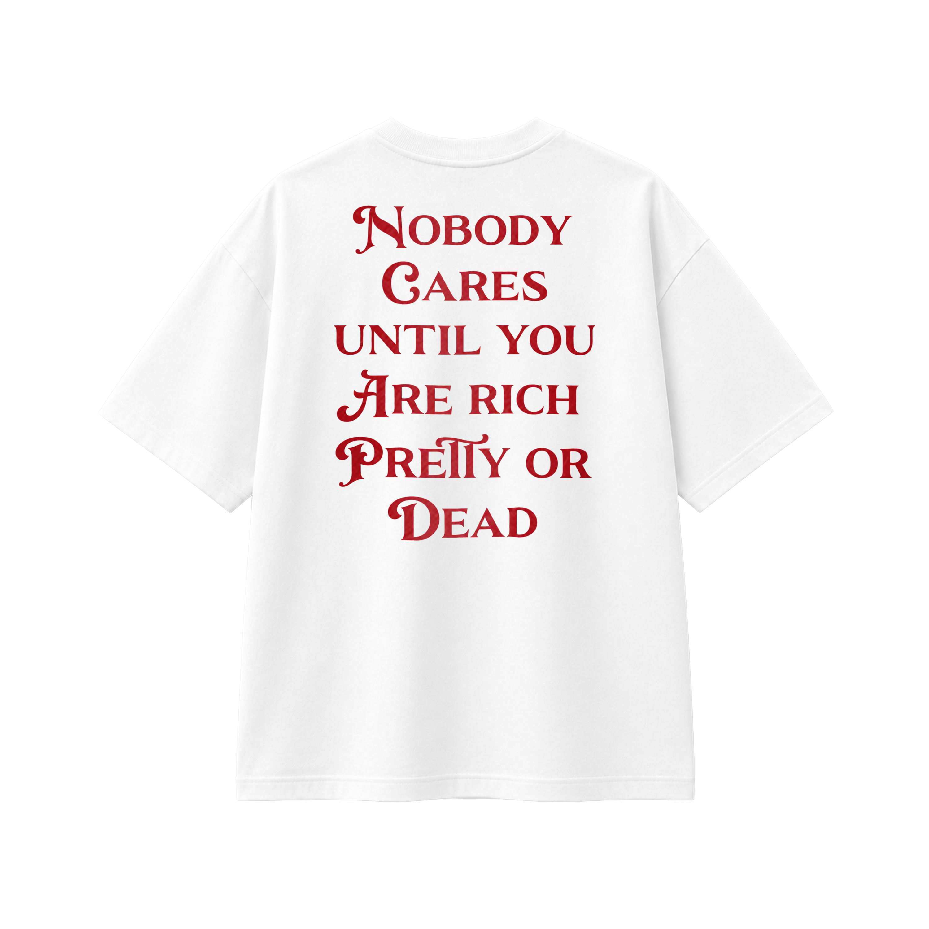 Nobody Cares Until - Tee - white/red