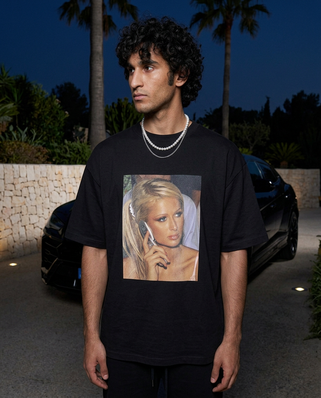 Paris Is Calling - Tee - black/white